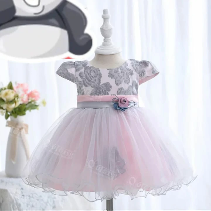 Vestido con vincha  para 12 meses